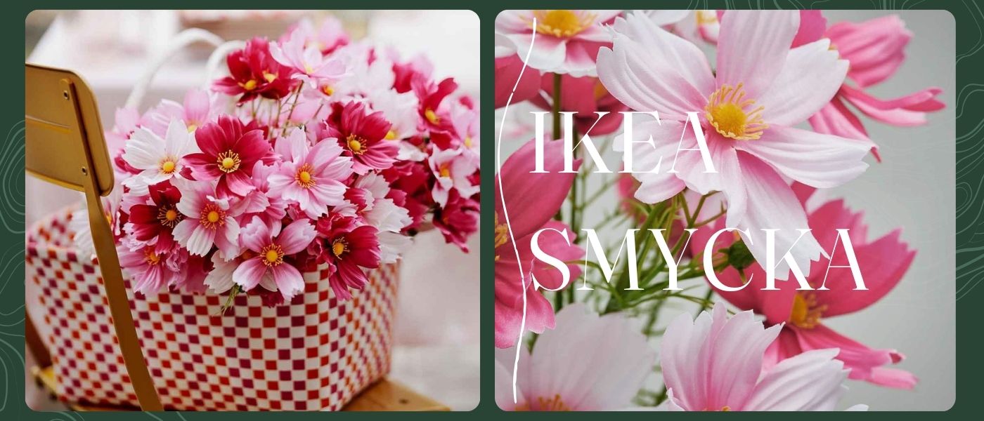 دسته گل مصنوعی کیهان ایکیا مدل IKEA SMYCKA